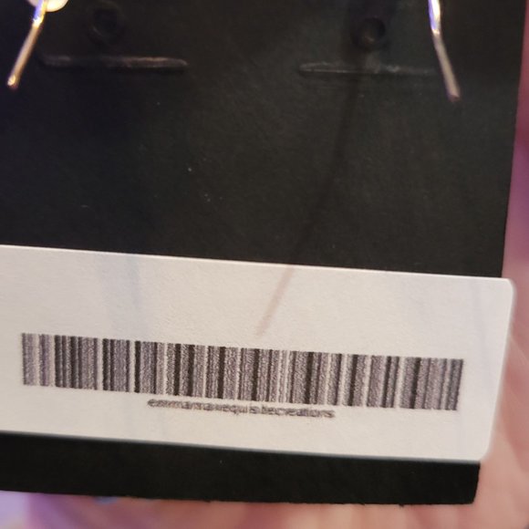 Flower Bell Earrings with Glass Bell and glass round beads - Picture 4 of 4